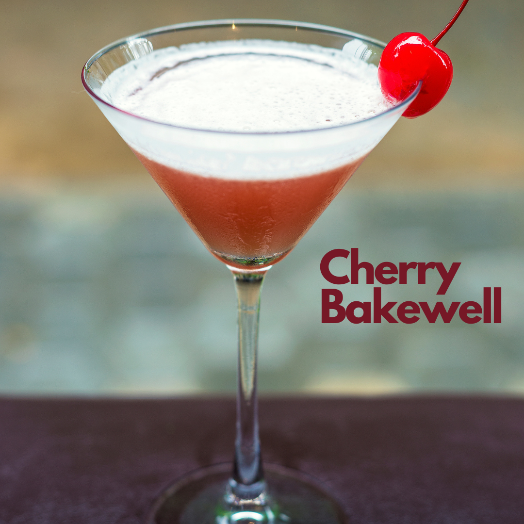 Cherry Bakewell cocktail