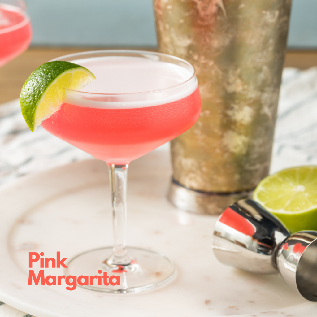 Pink Margarita cocktail