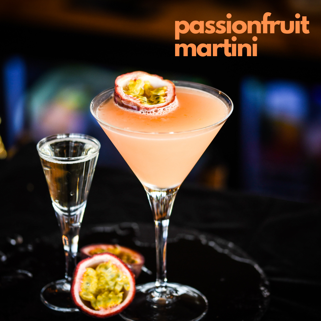 Passionfruit martini cocktail