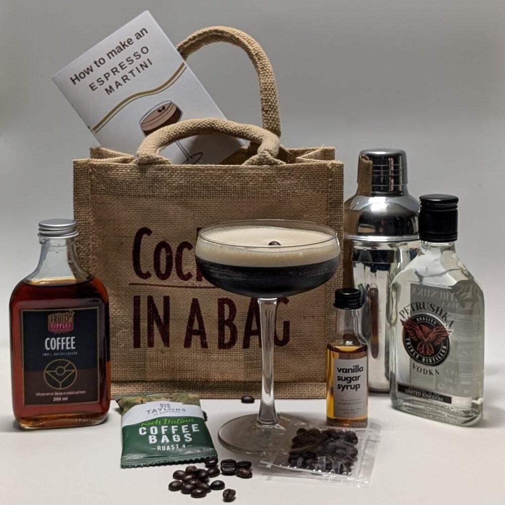 Espresso Martini Cocktails in a bag ( serves 4)