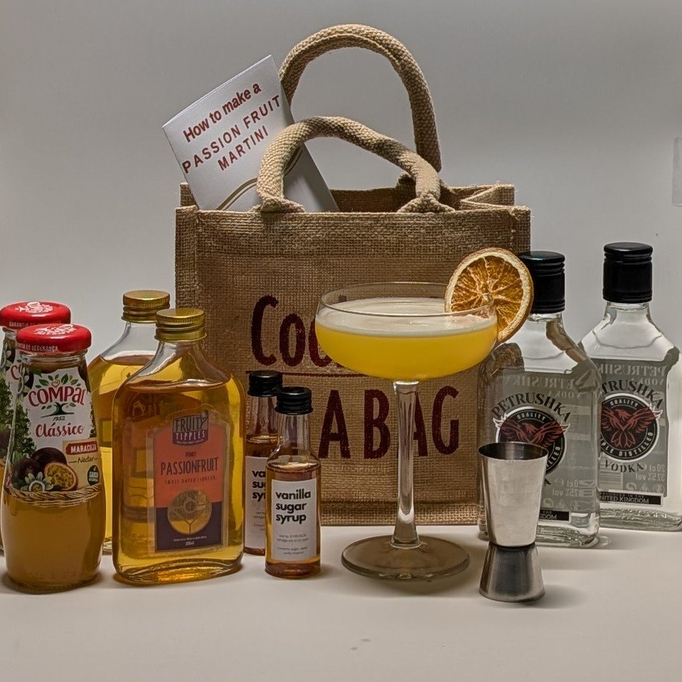 Passionfruit Martini Cocktails in a bag ( serves 8)